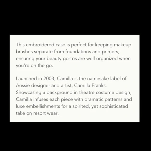 Anthropologie Beaded Cosmetic Bag. - Picture 9 of 9